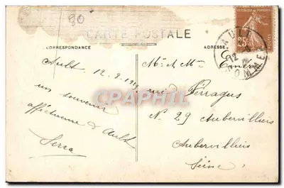 Ault (Somma) — Na piasku i skałach w kierunku Onival — H. Murnin & Rue Quinquenfor, Ault — Rewers