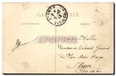 Amiens — Katedra — Katedrala — Wyd. C.N. nr 66 — Rewers