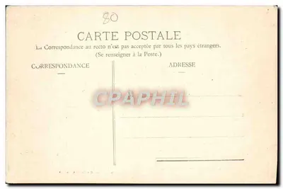 Amiens - Hotel de Ville — Wydanie Specjalne Nowych Galerii, Amiens — Rewers