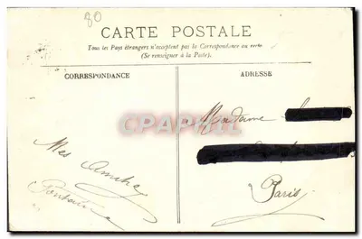 Amiens — La Somme, widok z mostu Beauvillé — LL. — N° 149 — Rewers