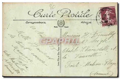 Abbeville — O Ponte Ledieu — U.L. — n°129 — Verso