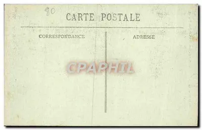 Amiens po bombardowaniach — Muzeum — Karta pocztowa nr 90 — Rewers