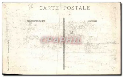 Albert (Somme) — Kościół zniszczony po bombardowaniu — Visé Paris 231 — Rewers