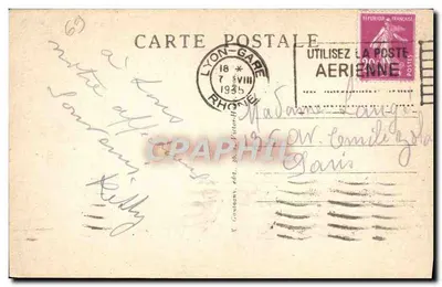 Lyon — Place de la République — X. Goutaouy, wyd. nr 58 — Rewers