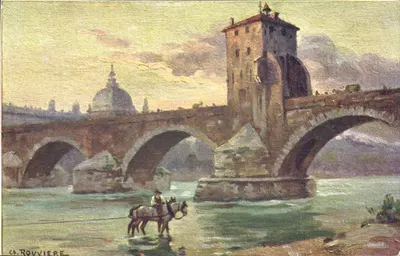 Lyon Antigo — O Ponte da Guillotière e sua Redoute (fim do século xvii) — Edição P. Grange e C°