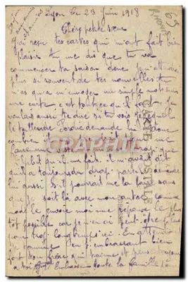 LYON — Fontaine Bartholdi — E.R. n°310 — Verso