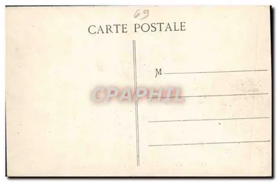 Yzeron (Rhone) — Vista geral — S. Farges, Editora - Lyon, n° 1810 — Verso