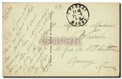 Lyon - Most Ainay i Saône — wydawca G. Arraud, n°6 — Rewers