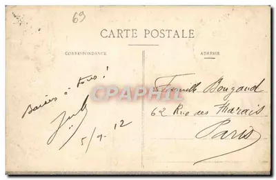 VILLEFRANCHE-sur-SAONE — Vista Geral — editor desconhecido, número de série 1 — Verso