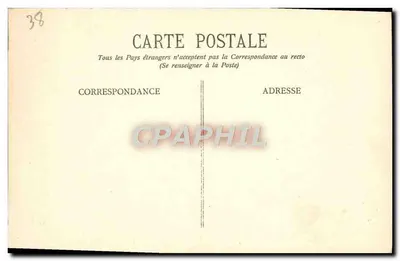 Les Abîmes du Drac - Dauphiné - Ligne de la Mure - E.R. - n°1038 — Verso