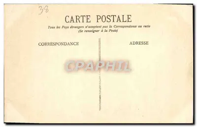 Les Abîmes du Drac — Dauphiné — Ligne de la Mure — E.R. — n° 1038 — Rewers