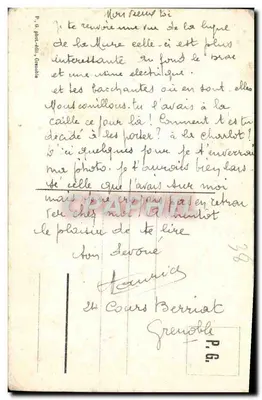 Dauphiné - Línea de la Mure - Paso de la Rivoire - El Drac y el Mont Aiguille — Reverso