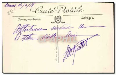 CANNES — Widok na Estérel — LL. — n° 181 — Rewers