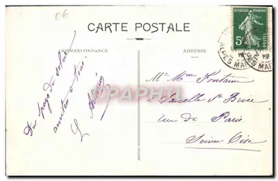 Menton - La vieille Ville — Collection RCP — n°14 — Rewers