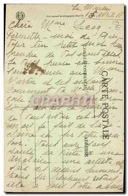 Théoule - Ponta da Agulha - Estérel — Em torno de Cannes — Edição Gilletta, n° 564 — Verso