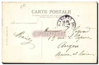 Fort St. Marguerite — widok z wysokiego muru — W. Stocker, Cannes Nr 251 — Rewers