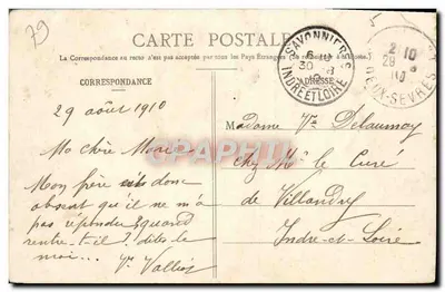 St-Maixent - As Promenades — Vve Valliot, Editor — Verso