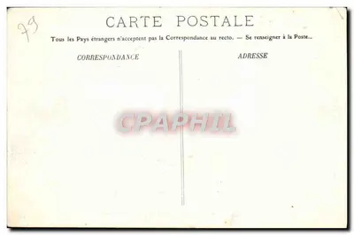 Vitry-Les-Rochers — Kasteel van Madame de Sévigné — Serie A — Achterkant