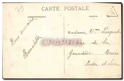 Parthenay — Most nad liniami kolejowymi — Wydawnictwo Mérigot, nr 20 — Rewers