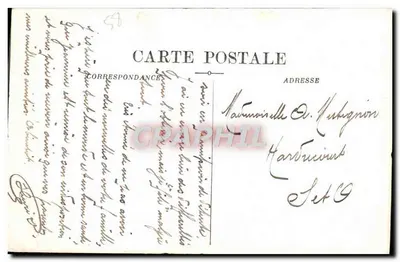 Donzy-le-Pré (Nièvre) — As Ruínas — G. Perrot, edit. La Chapitée — Verso