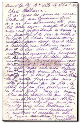 Aire-sur-la-Lys — Ogólny widok z góry Wieży Belfra — wydawca nie widoczny — Rewers