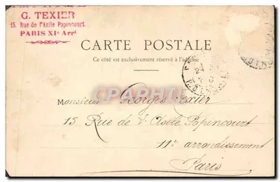 M. Edmond Rostand — portrait en costume de boxeur — éditeur M. Edmond Rostand, Paris — Verso