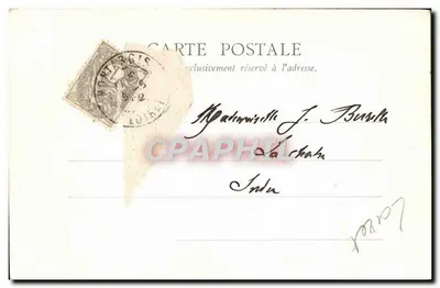 Montargis — Wieża kościoła Najświętszej Maryi Panny — B. F., Paryż, n°10 — Rewers