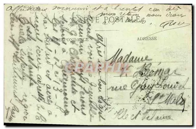 Grenoble — Vista geral e a Cadeia dos Alpes — E.R. n°1 — Verso