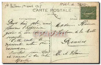 Saint-Nectaire (P.-de-D.) — Cachoeira das Grangas — editor 'Hi storia' — Verso