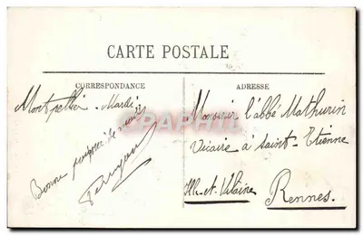 Montpellier — A Catedral — LL — Verso