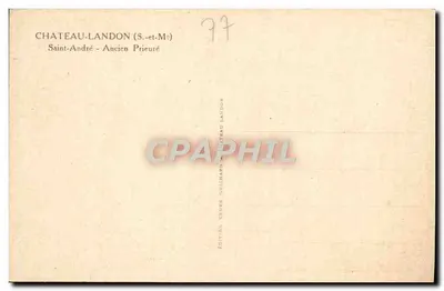 Castelo-Landon (S.-et-M.) — Saint-André - Antigo Priorado — Edição Guichard — Verso