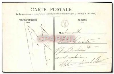Wnętrze kościoła w Poinçon-lès-Larrey — Côte-d'Or — H. Bogureau, wydawca, Châtillon-sur-Seine, n°314 — Rewers