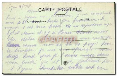 Najświętsza Maryja Panny Fourvières — Lyon — L. B. n°48 — Rewers