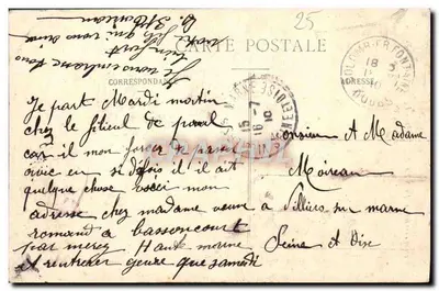 Colombier-Fontaine (Doubs) — Źródło i jego basen — wydawnictwo V° Jeanperr — Rewers