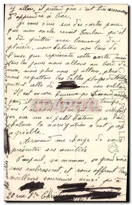 Toulon — Mourillon. Anse du Fort Saint-Louis — Éditeur non identifié, n° de série 65 — Verso