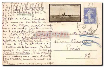 Le Lavandou (Var) — Vista das ilhas — F. L. n° 830 — Verso