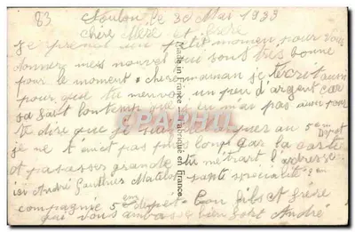 Toulon — Witaj z Toulonu — ABC 2308 — Rewers