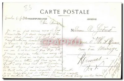 Toulon — O Teatro Municipal — B. C. n°108 — Verso