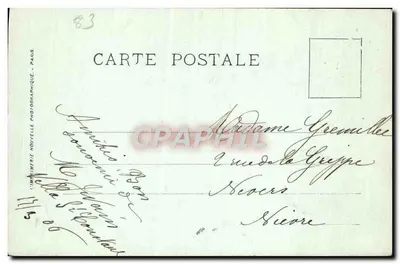 Hyères — Aloës in bloei — LL. — Achterkant
