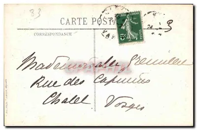 Toulon — Port Handlowy — Ch. Guérin, Przystań Cronstadt — Toulon — Rewers