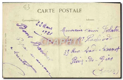 Toulon — Monument da Federação — IMP. LE DELET, PARIS — Verso