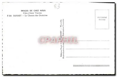 Sanary-sur-Mer — vista del porto e del villaggio — Edizioni Henri La Magnét — Verso