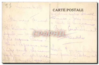 Lacaune-les-Bains — Fontaine du XIIIe siècle — éditeur M.L.T. n°81 — Verso