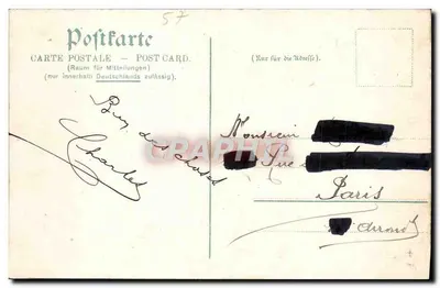 Metz — Vista da Esplanada com a Igreja da Garnison e a nova Igreja dos Protestantes — Verdun — Verso