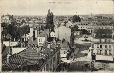 Troyes - Vue panoramique — éditeur G. G. Dumas, Troyes, n° 62