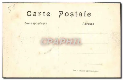 Catedral de Reims — Portal esquerdo destruído pelos Alemães em 1914 — LL. — Verso