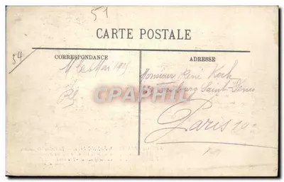 Catedral de Reims — bombardeada e incendiada pelos alemães em 19 de setembro de 1914 — editada por M. Lavergne, Reims — Verso