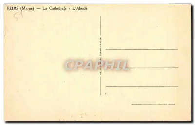 Reims (Marne) — La Cattedrale — L'Abside — Verso