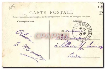 Castelo de Chenonceaux — Os Comuns e o Porto — Nouvelles Galeries Parisiennes — Verso