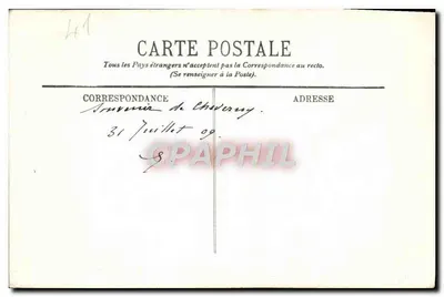 Cheverny — Zamek — Pokój Sypialny Króla — LL, n°11 — Rewers
